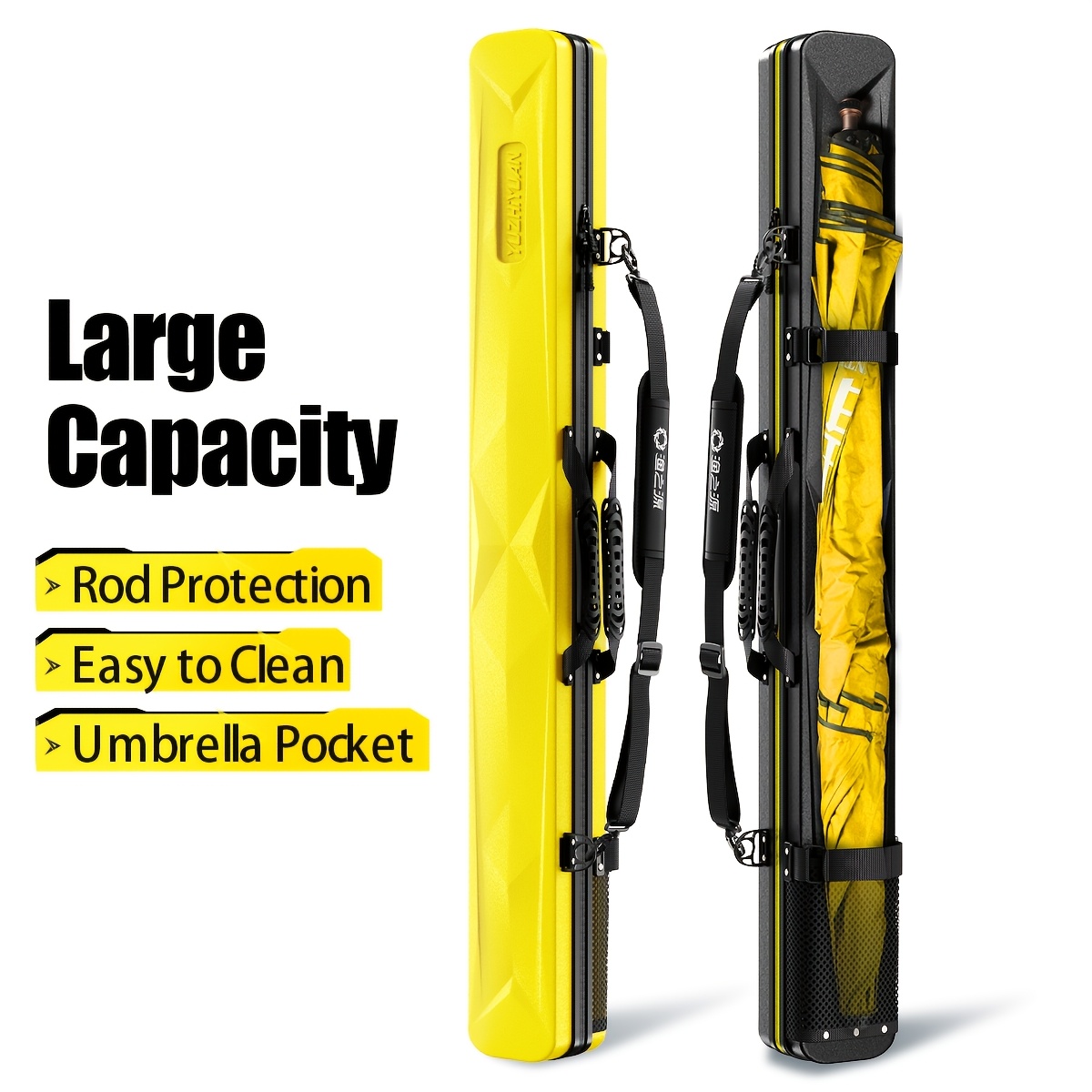 Fishing Rod Case - Sac de transport rigide pour canne