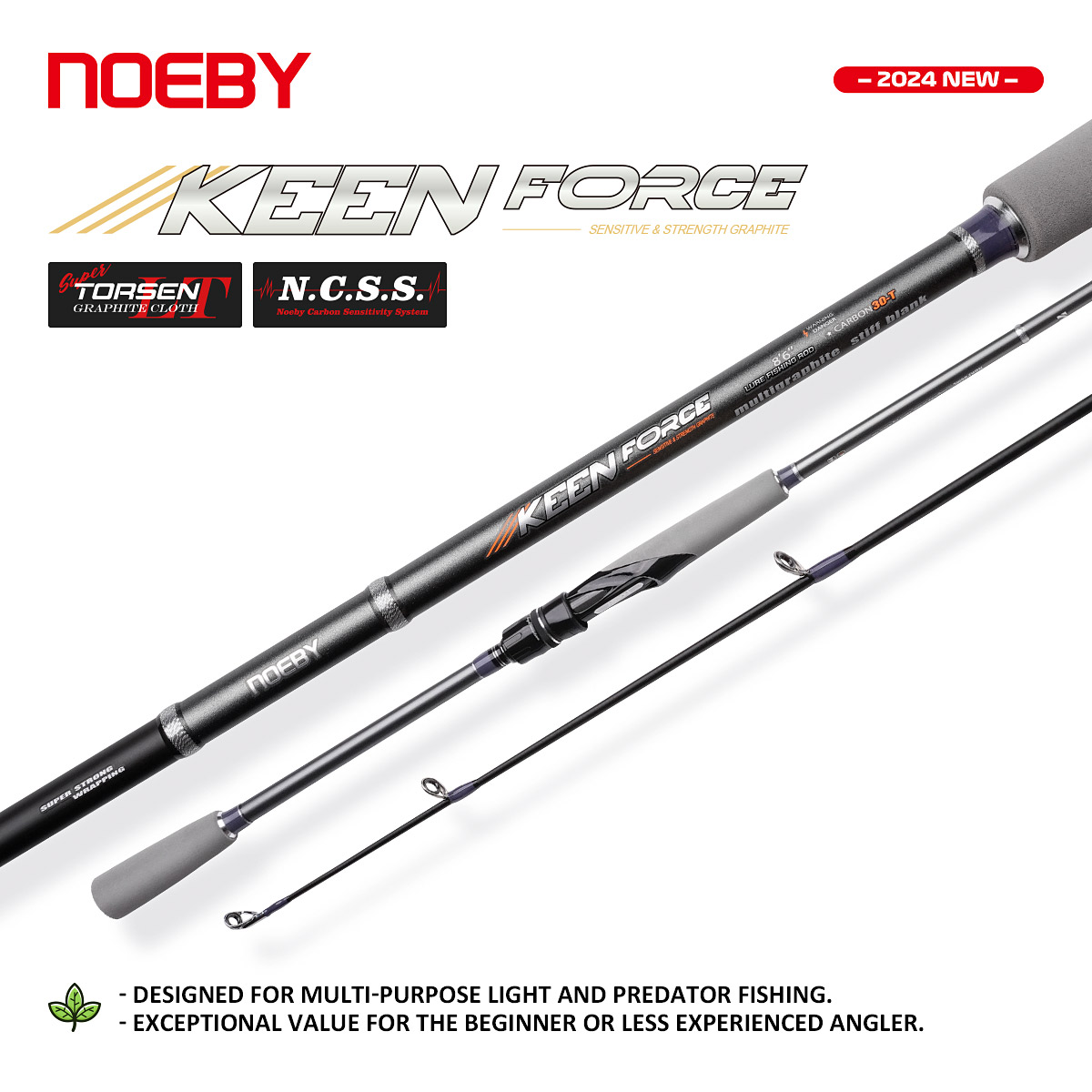 Canne à pêche spinning NOEBY L - Fishing Rod Surf avis et prix